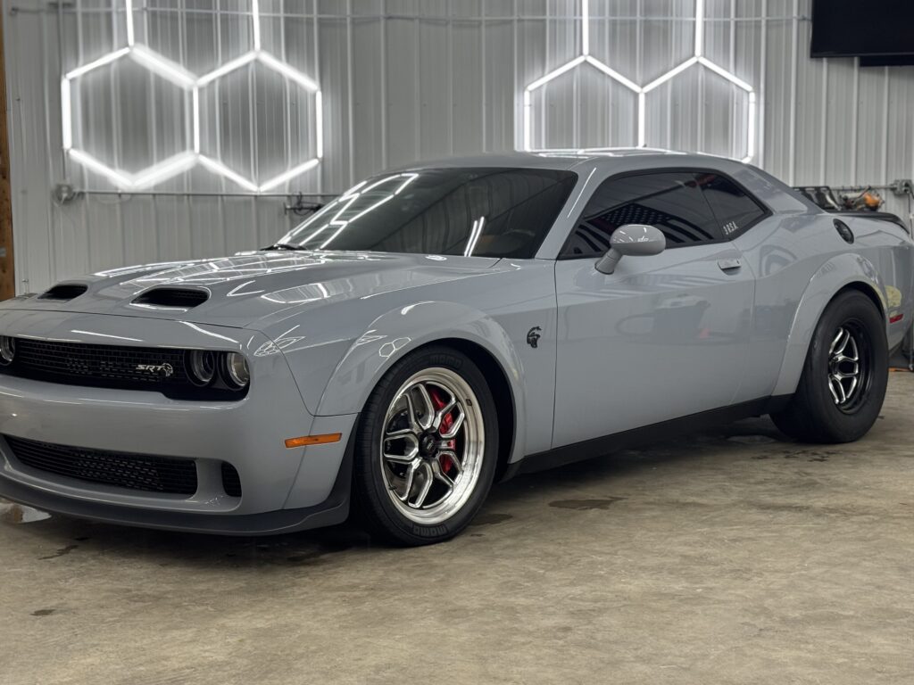 silver tinted charger